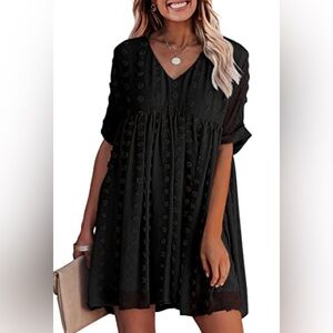 NWT Size L Black Kirundo  Social Casual Beautiful Midi Dress